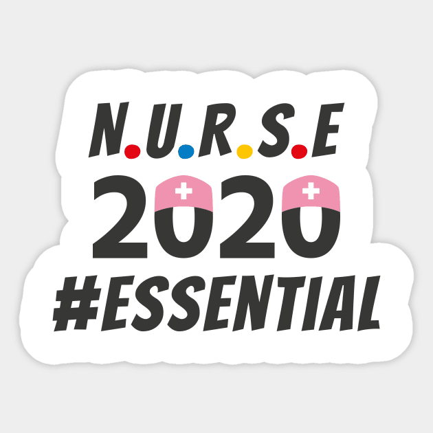 Nurse Hashtag Essential 2020 Sticker by notami